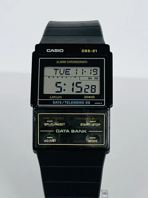 1986 VINTAGE CASIO DBS 21 with box and manual. japan. very rare 450.00 PicClick UK