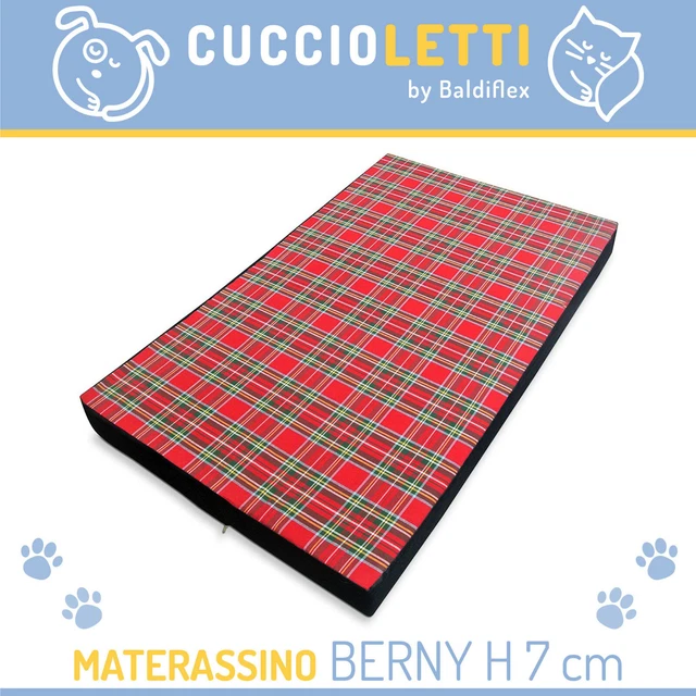 Cuccia Letto Per Cani Gatti Morbida Cuscino Materassino Cane Gatto Berny 7 Cm