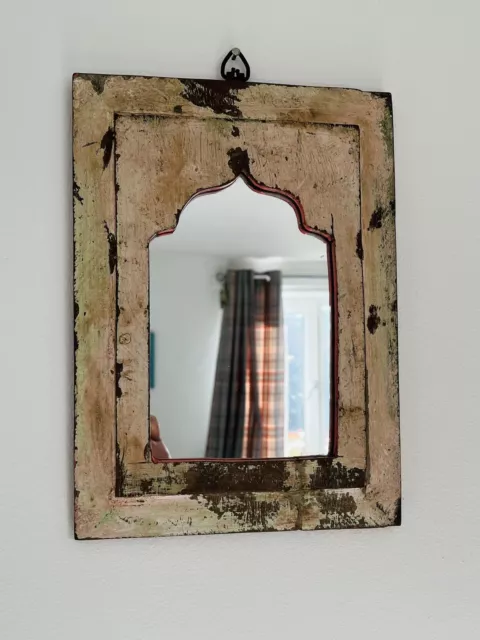 Lovely Vintage Hand Painted Shabby Chic Mirror