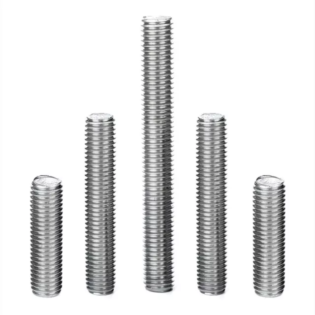 2PCS 304 Stainless Steel Fully Threaded Rod Rods Bar Studs  U-bolts