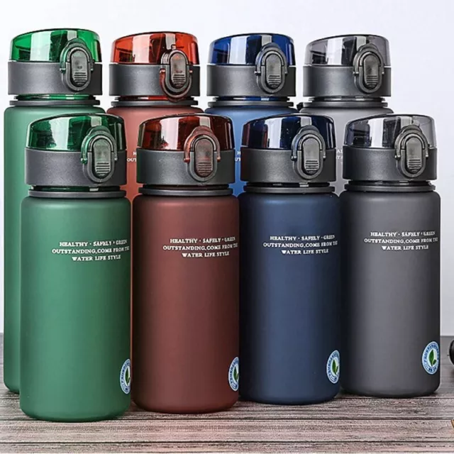 Water Bottle Leakproof Sports Bottle 560ml BPA-Free With Handle Gym Travel Run