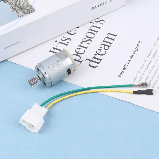 RS-555 550 Dual 3.17mm Shaft Micro 36mm Round Electric Motor DC 6V