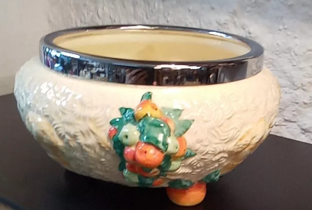 Clarice Cliff Celtic Harvest Salad Bowl With Servers