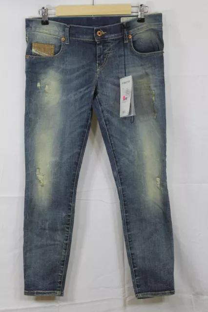 Womens Diesel Grupee Super Slim Skinny Jeans Size 29 x 30 NWT $278