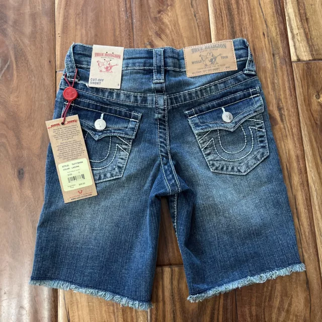 Girls True Religion Cut-Off Short Size 5