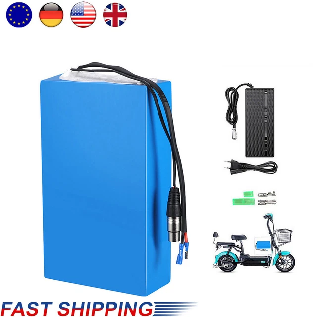 48V 20AH Lithium Li-ion Battery Pack Power for Electric Bike Motor Scooter Ebike