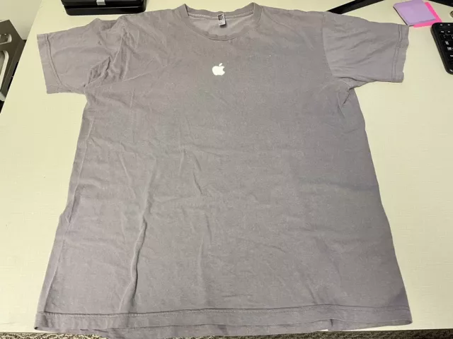 American Apparel Apple T Shirt Medium Mens Short Sleeve Crewneck Cotton