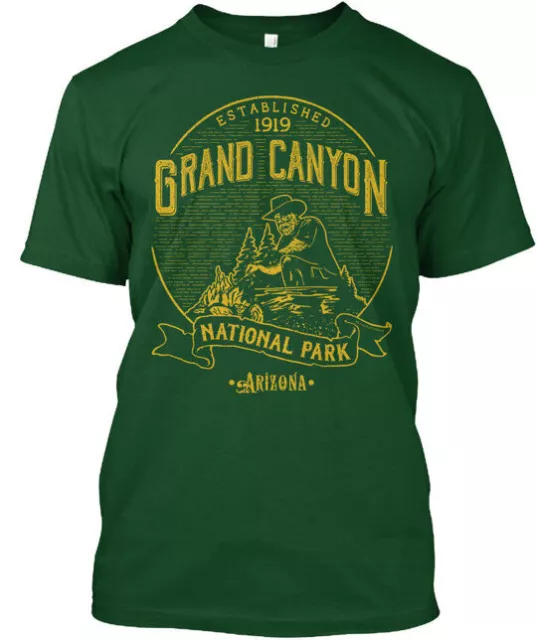 GRAND CANYON NATIONAL Park Cowboy Established 1919 T-shirt Made In USA ...