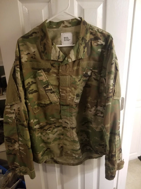 NWOT OCP SCORPION W2 Army Combat Coat  Insect Repellent 50/50 Med Short