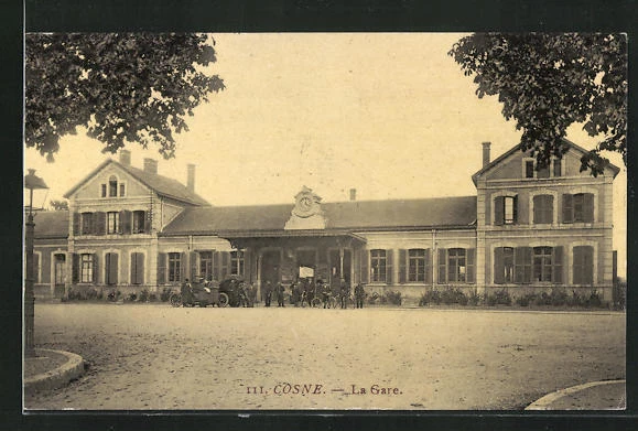 CPA Cosne, La Gare, La Gare