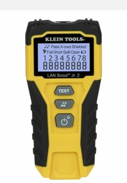 Klein Tools VDV526-200 LAN Scout Jr. 2 Data Cable Tester NEW