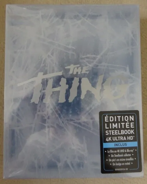 The Thing : John Carpenter Coffret Blu Ray Steelbook 4K Uhd Neuf