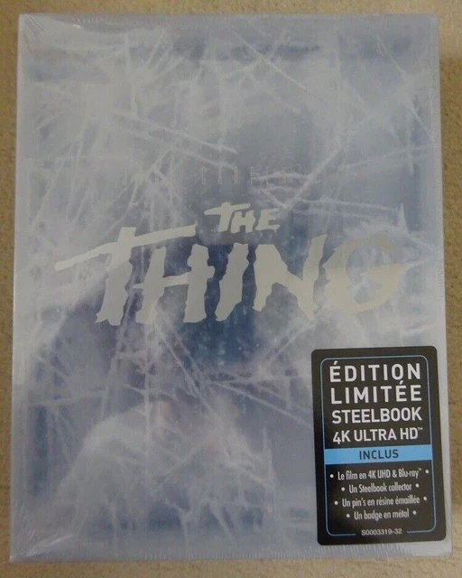 The Thing : John Carpenter Coffret Blu Ray Steelbook 4K Uhd Neuf