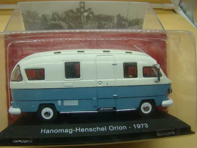 Miniature Ixo Presse 1/43 – Camping-car Hanomag Henschel Orion 1973
