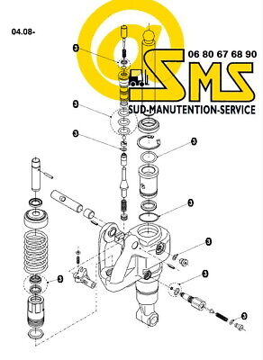 TM22 TM 22 KIT POCHETTE JOINTS TRANSPALETTE MANUEL Jungheinrich JUNGHEINRICH AM2200 AM 2200 