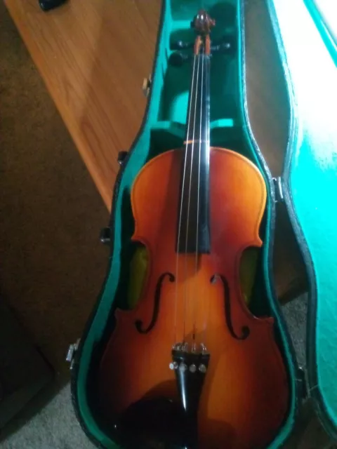 Anton Breton 4/4 Violin Dated 1996 With Older Case Very Good Condition