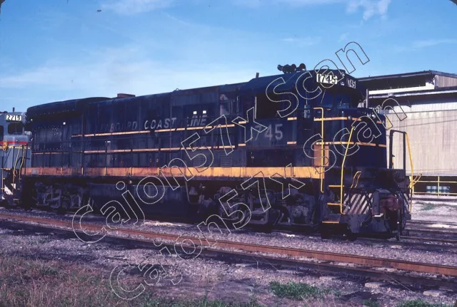 Original Slide- SCL Seaboard Coast Line U36B 1745 At Tampa, FL. 12/83