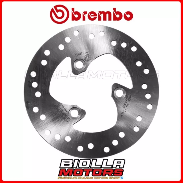 68B40716 Disco Freno Posteriore Brembo Yamaha Aerox (Yq50) 50 2012 Fisso