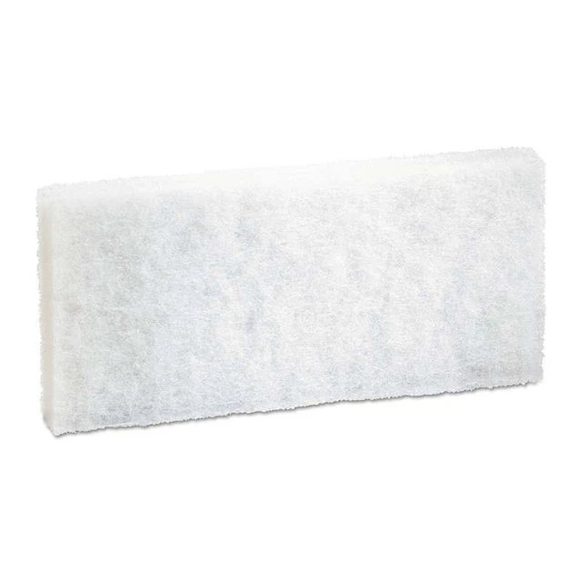 Boardwalk® Light-Duty White Pad, 4 x 10 749507986218