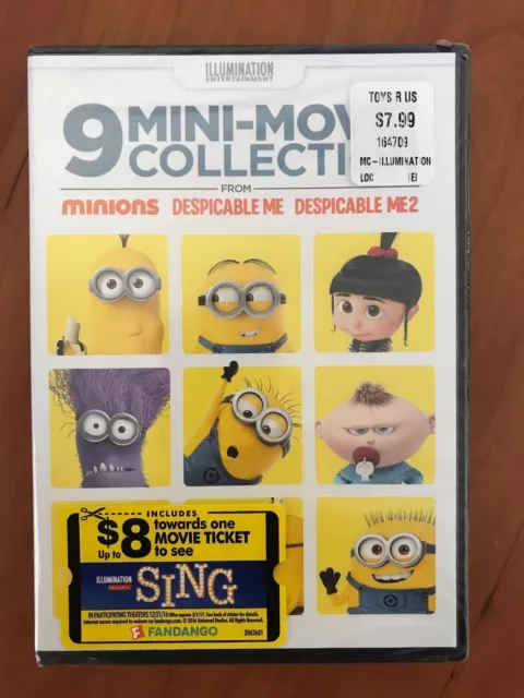 9 Mini-Movie Collection from Minions, Despicable Me Despicable Me2 New/ Sealed