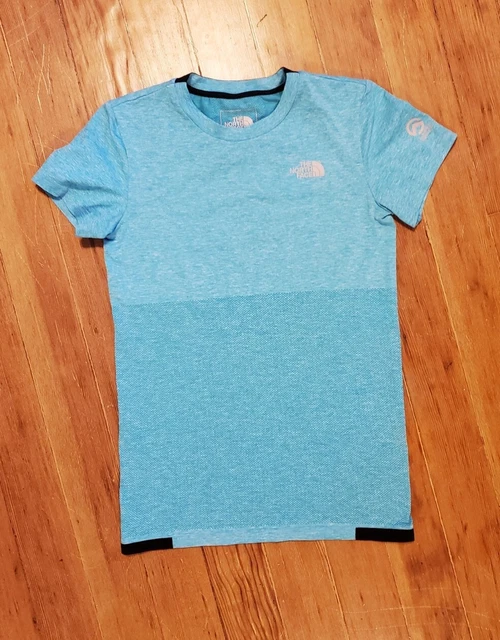 Women The North Face Summit Series Shirt Blue Size Small EUC