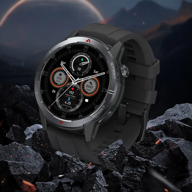 GPS SMARTWATCH HEALTH Monitor Builtin Dualband GNSS Sleep Health