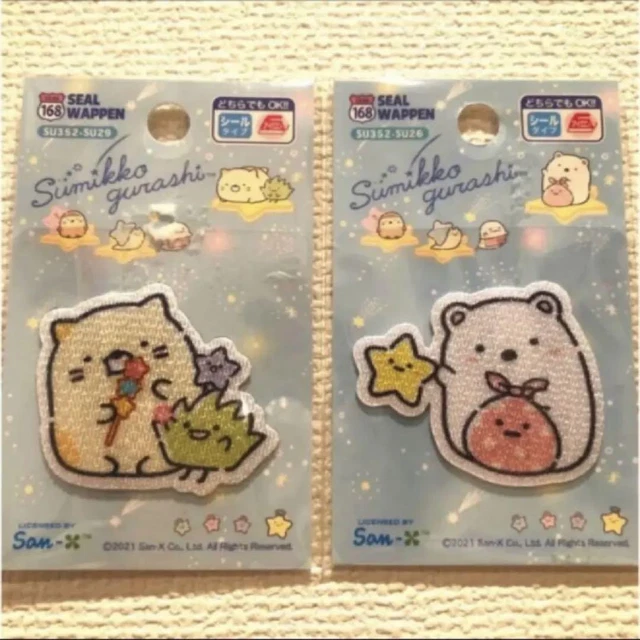 Sumikko Gurashi 2Way Sticker Mini Emblem Bear Cat NSG23