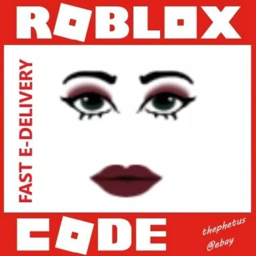Roblox Celebrity Series MISS SHU FASHION FACE CODE ONLY MESSAGED
