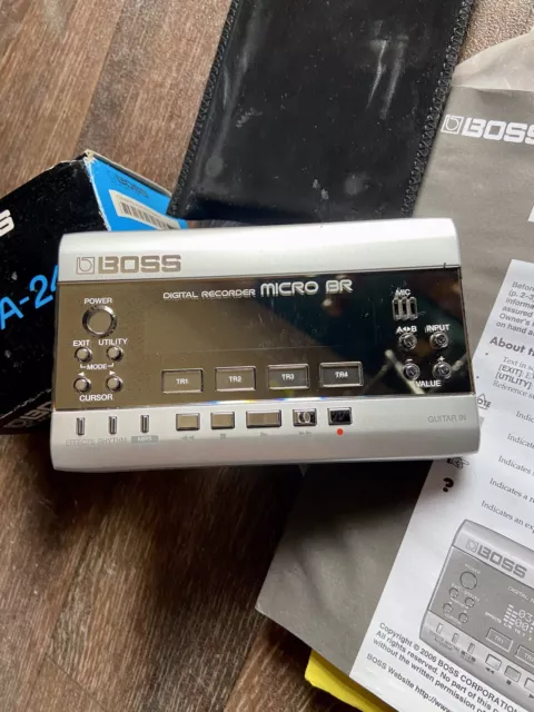 Boss Micro BR Digital 4 Track Recorder Never Used 2006