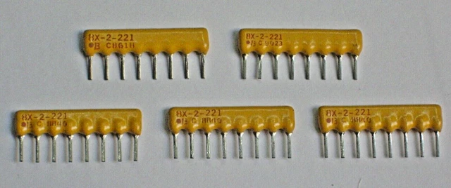 Lot De 10 Réseaux De Résistances 330 Ohms SIL 10 - Pour Bricolage électronique Et Réparations