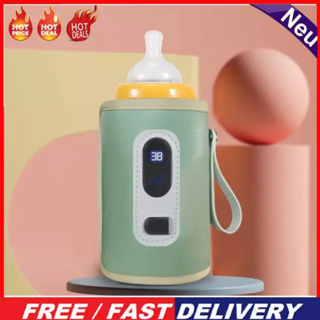 USB Milk Heat Keeper Portable Temperature Display Convenient for Infant Babies