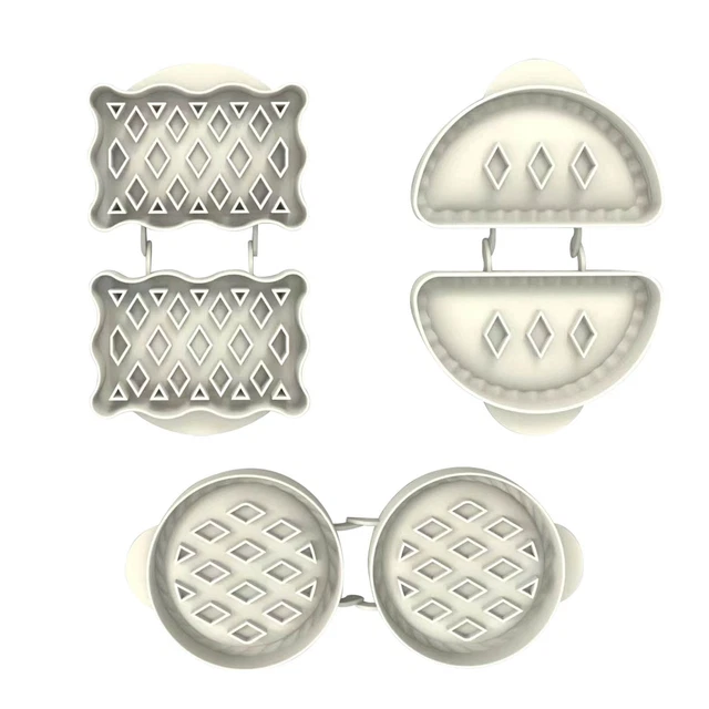 Strumento da cucina mini stampi per torte a mano cracker per pasta strumento pressa per pasta pressa caramelle
