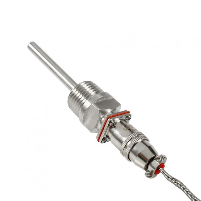RTD PT100 TEMPERATURE Sensor Probe 1/2 NPT Thread 3 Wires 2M Cable £12. ...