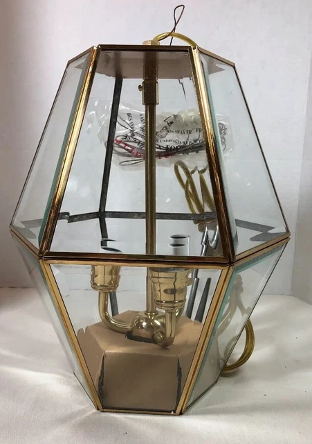 12" Chandelier Brass Lighting Light Fixture 3 Candelabra Illuminations