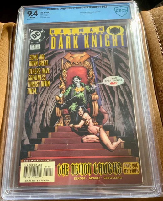 2001-DC COMICS-BATMAN LEGENDS OF THE DARK KNIGHT # 142-CBCS 9.4 MINT not CGC