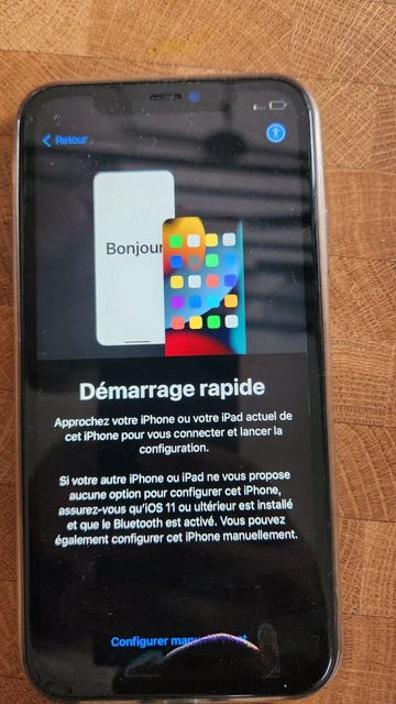 Apple iPhone 11 - 128Go - Noir (Désimlocké) A2221 (CDMA + GSM) BLOQUÉ ICLOUD