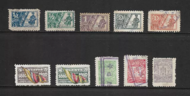 (LOT369) Colombia Medellin Urban Mail. 1903 - 1913. F VLH