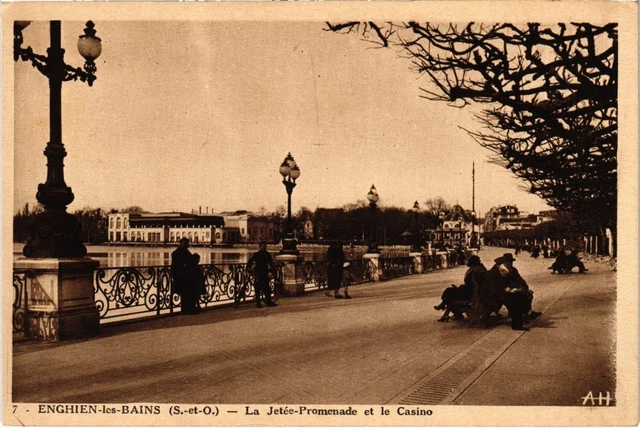 CPA Enghien les Bains La Jetee-Promenade et le Casino FRANCE (1333069)