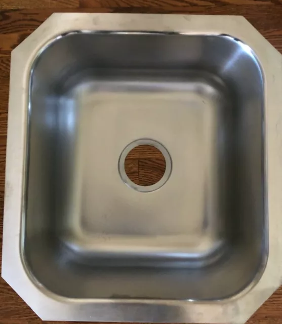 ELKAY Under Mount Stainless Steel Sink 51934553-1,  T301  NEW  18x16x8