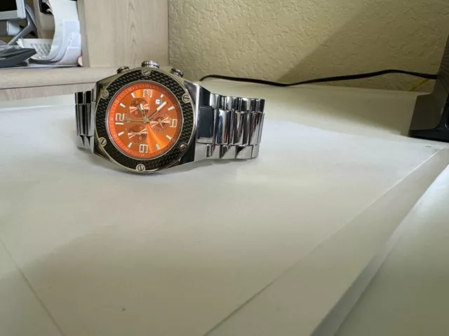 SWISS LEGEND MEN S 40025 Throttle Chronograph BLACK Dial Watch 97.71 PicClick