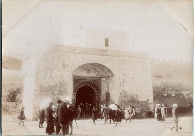 Tunisie, paysage vintage albumen print, Tunisia Tirage albuminé