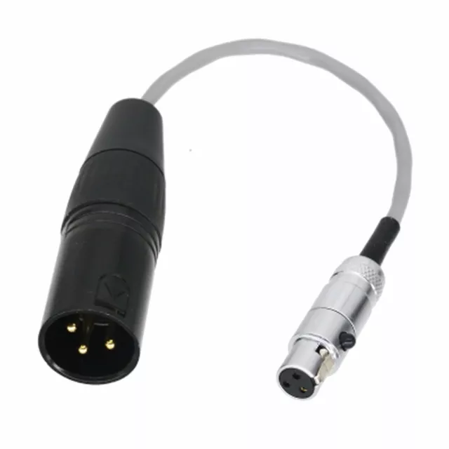 Mini-XLR 3pin TA3F to XLR plug adapter cable L2B2AT for Audio Balance Microphone