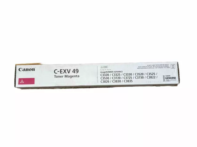 Genuine Canon C-EXV 49 Magenta Toner Cartridge C3330 C3530 C3830