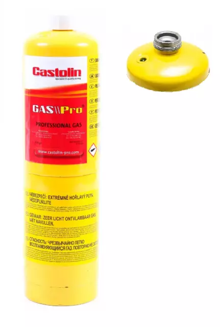 Gas Mapp GAS Pro Castolin 400g für CT27 Flex Pro Sets für  1 in" Zoll Brenner