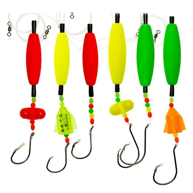 CATFISH FLOAT RIGS with Foam Bell Indicators and Adjustable Hooks 4 ...