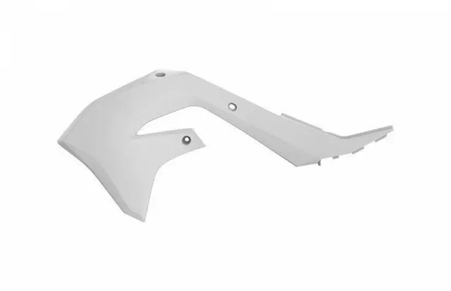 KAWASAKI Radiator Scoops shrouds KX 450 2019 - 2022 All White Motocross