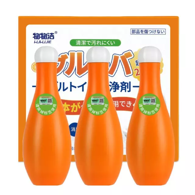 Deodorante e decalcificante bowling blu bolla toilette profumo arancione nuovo con]
