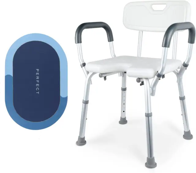 Shower Bath Chair Tool-Free Assembly Spa Bathtub Shower Lift Chair, Portable Bat