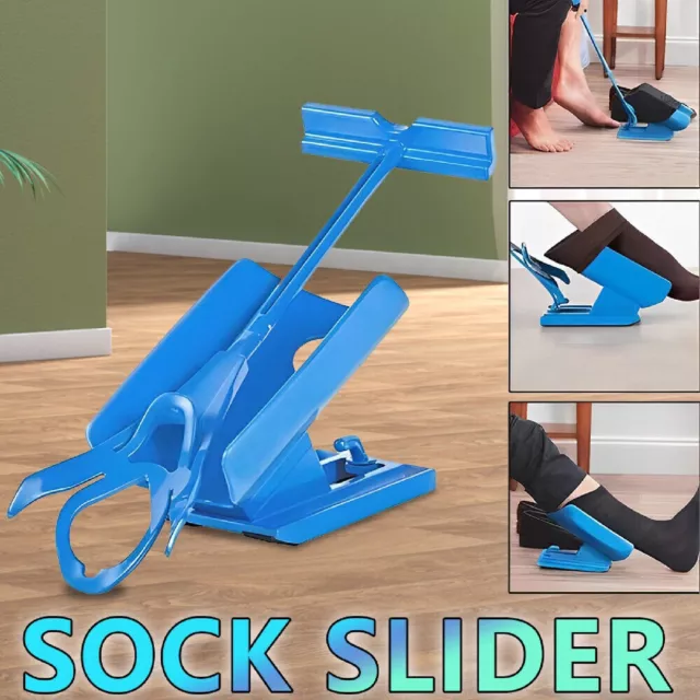 Stocking Socks Helper Sock Aid Kit Easy On/Off Sock Slider Pulling Assist Device