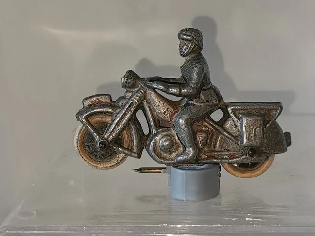 Moto Quiralu Minialuxe Gendarmerie En Alu - Très Bon état